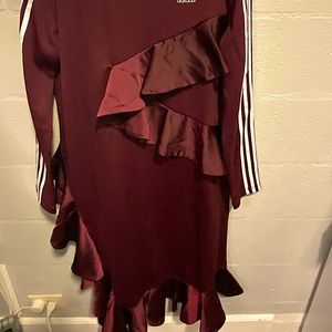 Adidas J Koo ruffle dress